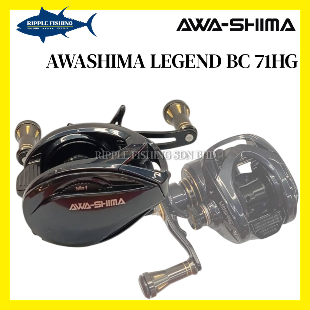 awa shima baitcasting reel AWASHIMA LEGEND BC 71HG BAITCASTING REEL