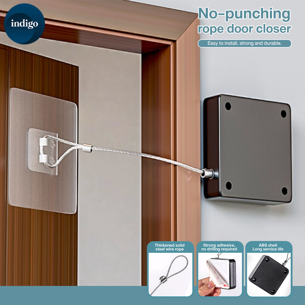 Automatic Door Closer Penutup Pintu Automatik 129MM & 800G Wire Rope ...