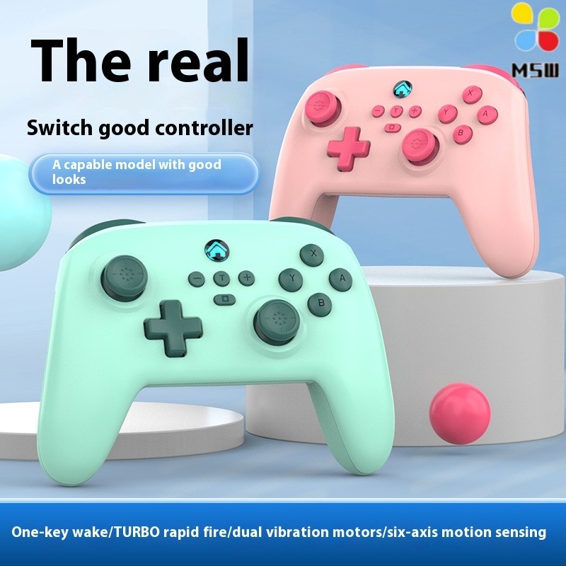 MSW Switch Pro Controller Wireless Gamepad PC Android iOS Joystick With ...