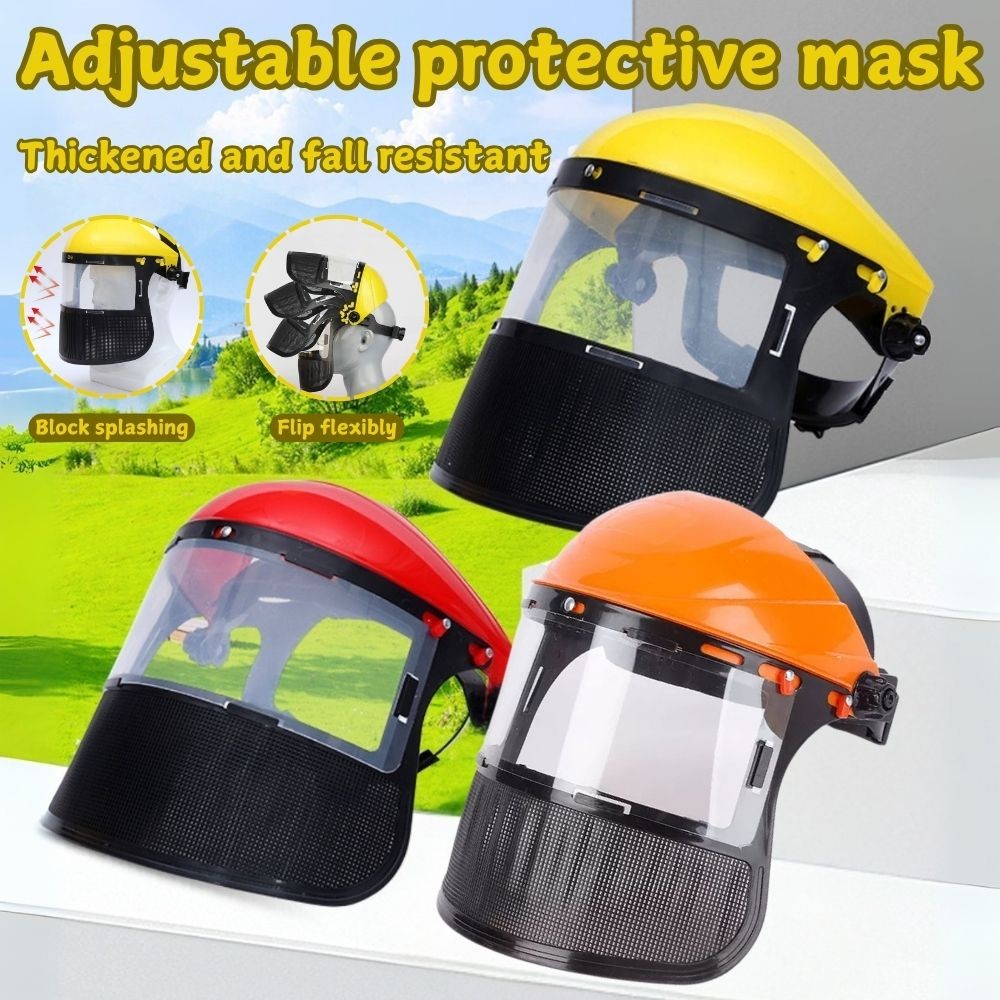 High Quality Liftable Face Shield Garden Grass Trimmer Safety Helmet ...
