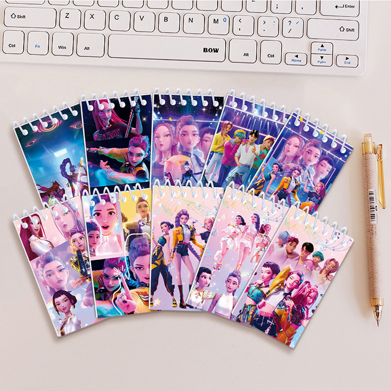 Kpop Demon Hunter Notebook Girl Group Coil Notebooks Fashion Anime ...