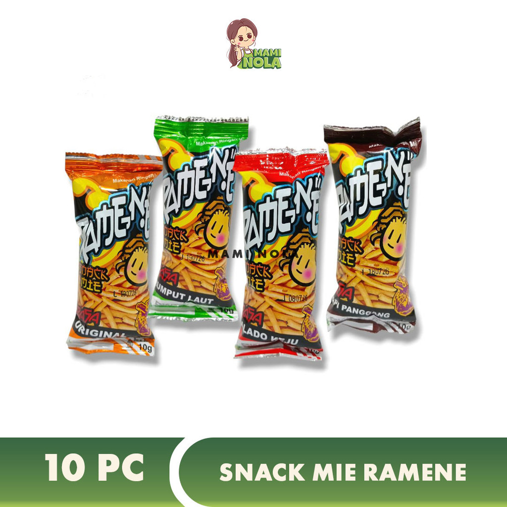 Kriptos Ramene Noodle Snacks in Various Flavors, Pack of 10 pcs ...