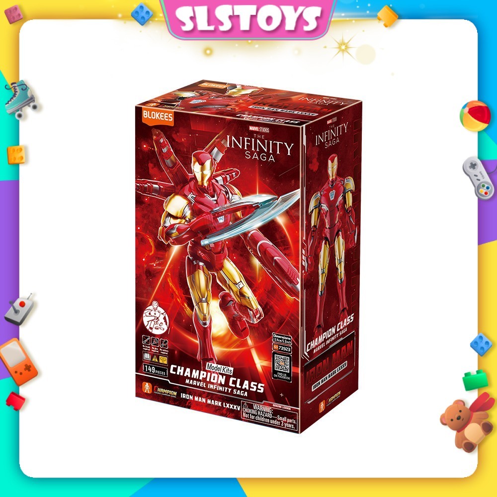 Blokees Marvel Infinity Saga Champion Class 01 Iron Man MK85 SE Model ...