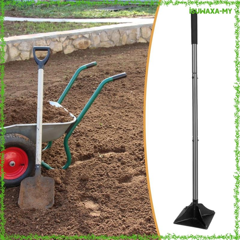 [IsuwaxaMY] Hand Tamper Tool, Compactor, Rubber Grip, for Yard, Sand ...