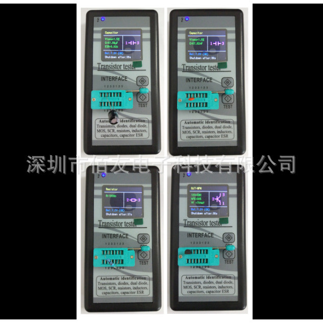 Versi Skrin Warna Paparan Grafik M328 Penguji Transistor Meter ...