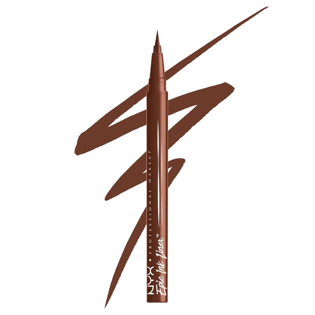 NYX PROFESSIONAL MAKEUP Pelapik Dakwat Epik, Celak Cecair Kalis Air ...