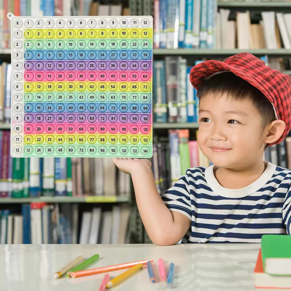 Educational Math Learning Toy Ages 3-8 Portable 12x12 Times Table ...