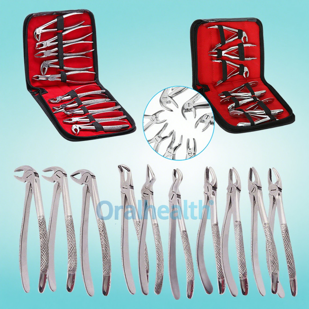 Tooth Extracting Forceps Set High Quality Teeth Extraction Forceps Kit ...