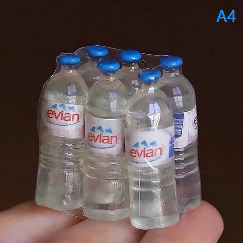 { MY Fashion } 1:12 Resin Mini Simulation Mineral Water Bottle Model ...
