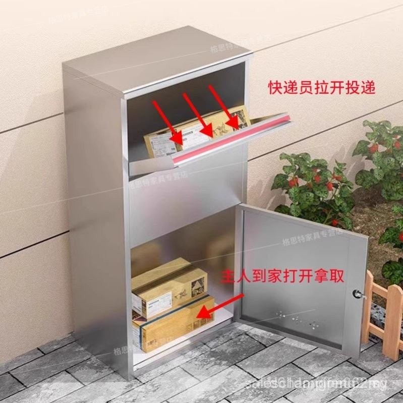 Custom Stainless Steel Home Personal Parcel Locker Outdoor Door Wall ...