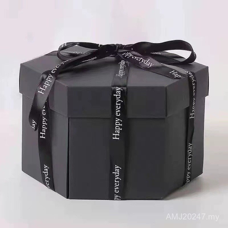 Hexagonal Explosion Box diy Handmade Photo Album Surprise Gift Box ...