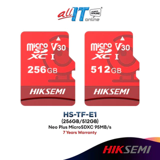 Hiksemi NEO PLUS High Endurance Class 10 Micro SD Memory Card SDXC 95MB/s (256GB/512GB)