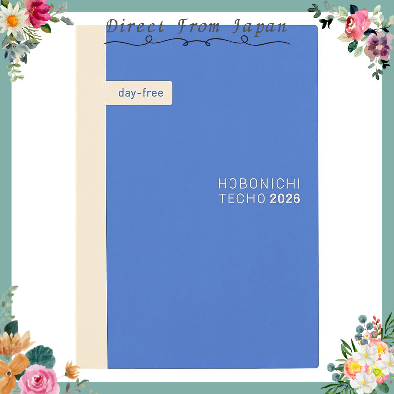 Hobonichi Techo 2026 Day-Free Notebook [A6/A5 Monthly + Notes/January ...