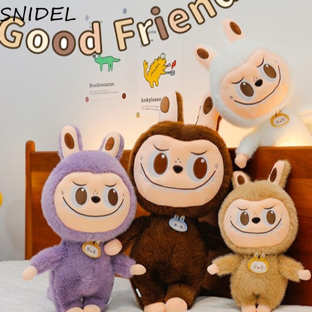 SNIDEL Labubu Plush Stuffed Doll, Cute Big Eye Labubu Time Plush Toy ...