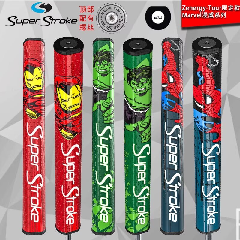 Super Stroke Zenergy-Tour Marvel Series 2.0 Putter Grip Extra Thick ...