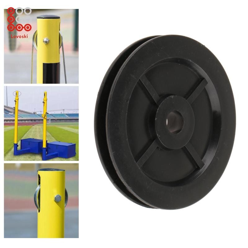 [Lovoski] Volleyball Pole Pulley 8cm Pulley for Poles Center Upright ...