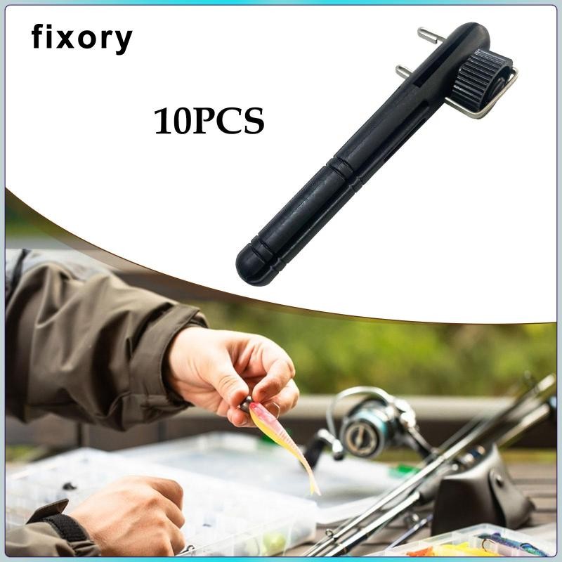 fixory 10 Pieces Fishing Hook Tying Device Fishing Line Knotter Easy ...