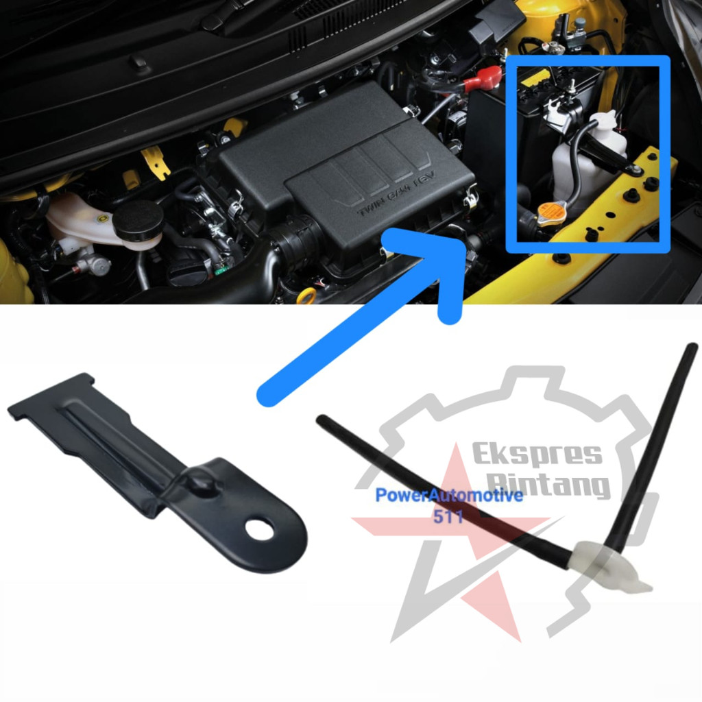 Perodua Myvi / Alza Radiator Spare Tank / Water Tank (CAP & HOSE) Or ...