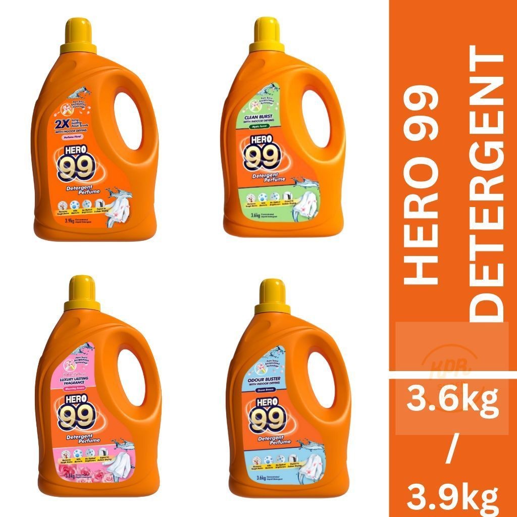 HERO 99 Liquid Detergent Perfume (3.6kg / 3.9kg) | Shopee Malaysia