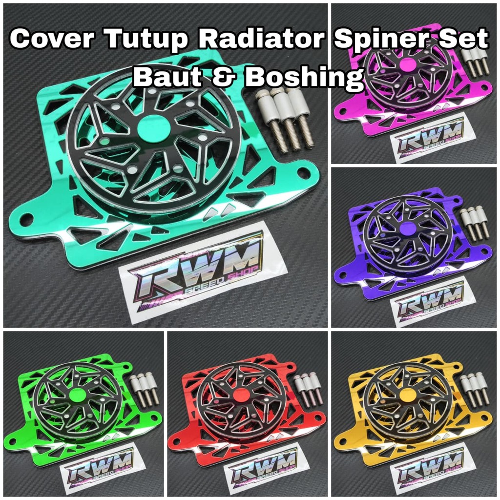 Radiator Cover Set Spinner Lamtari Honda Vario 125 150 / Pcx 150 / Adv ...