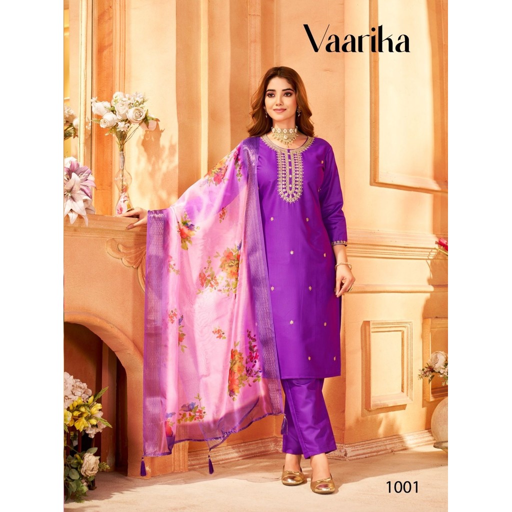 Aline Vertican Silk Kurti main image 1
