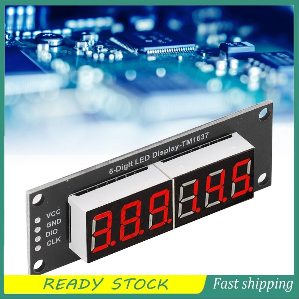 LED 4-Digit 7-Segment Display – TM1637 Module 0.36 Inch Voor Digitale Klok Of Teller