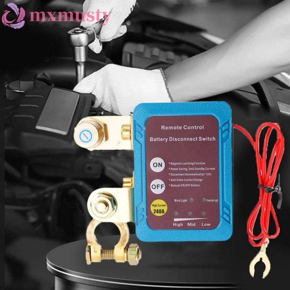 MXMUSTY Power Cut Off Kill Switches, Automatic Power Shut Off 12V 240A ...