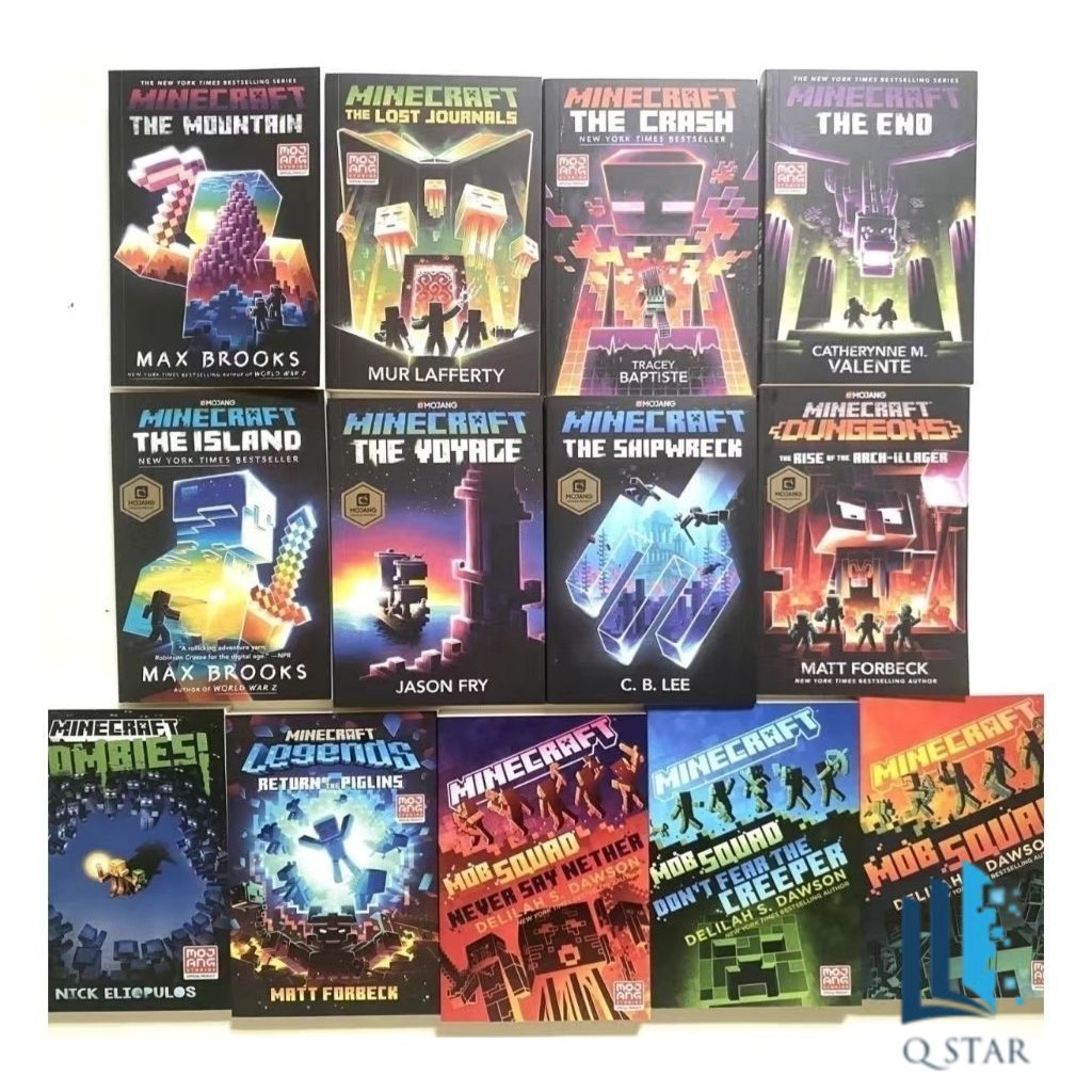 Minecraft Novel/Story Books (13 Books) | Shopee Malaysia