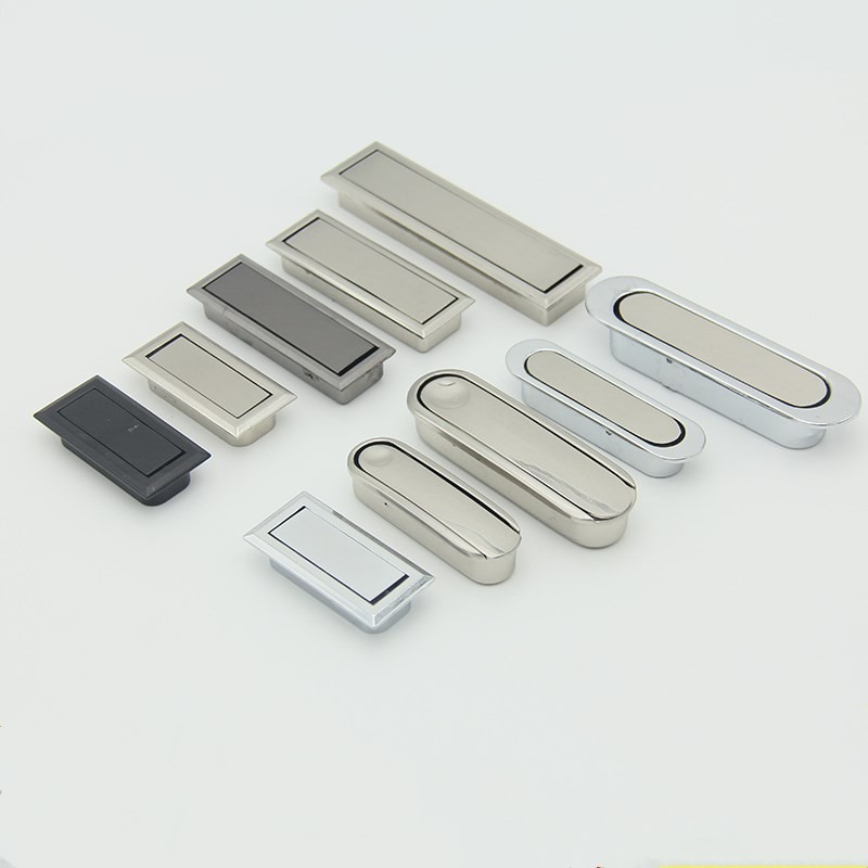 Square Stainless Steel Brushed Color Built-in Concealed Handle Drawer ...