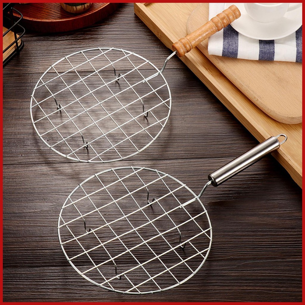 Wire Roaster Stand Vegetable Roasters Anti-Scald Stainless Steel Round ...