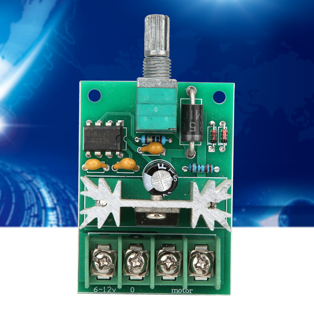 Yohooo DC Motor Speed Controller Switch Forward Brake Reverse ...