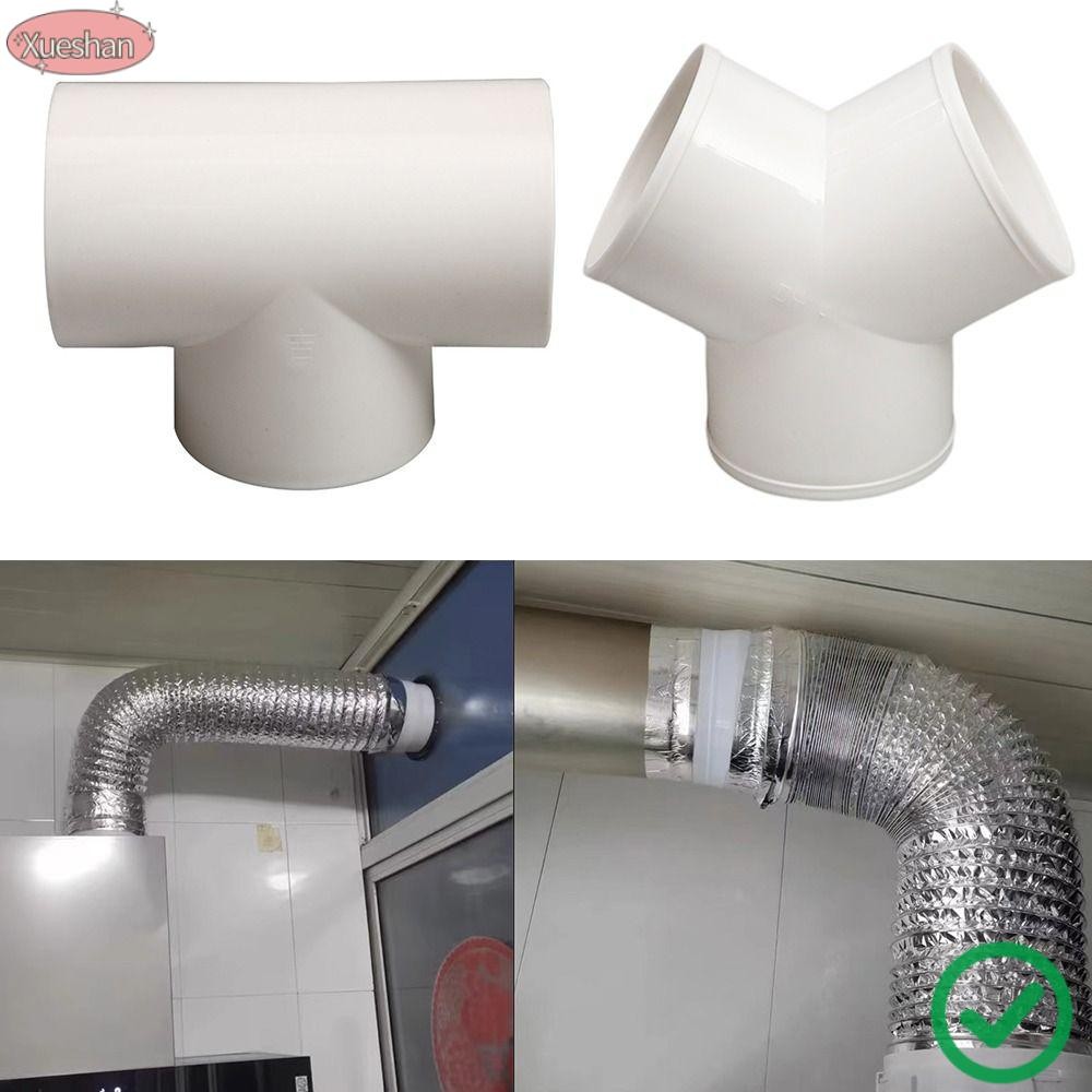 XUESHAN Exhaust Duct Connector, 100/150/200mm T/Y Shape Quick ...