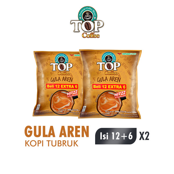 A601-(36 SACHET) Top Aren Instant Coffee Milk 22g Sachet Packaging ...