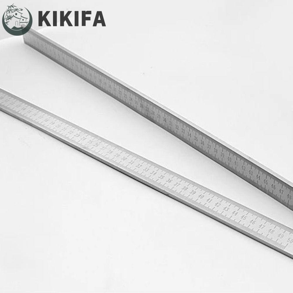 KIKIFA Stainless Steel Ruler, 53cm Dual-Scale Forging Stick Ruler ...