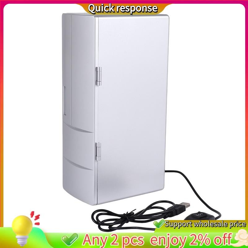 Fast ship-Refrigerator Mini Usb Fridge Freezer Cans Drink Beer Cooler ...