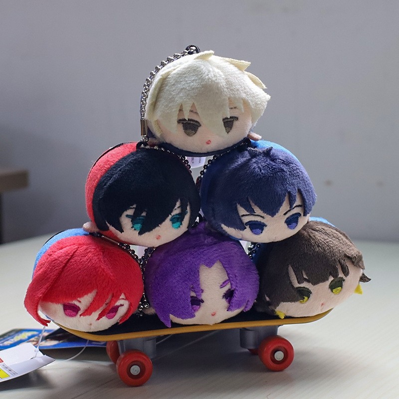 Blue Lock Plush Keychain Soft Volleyball Boy Doll Keyrings Students Bag ...