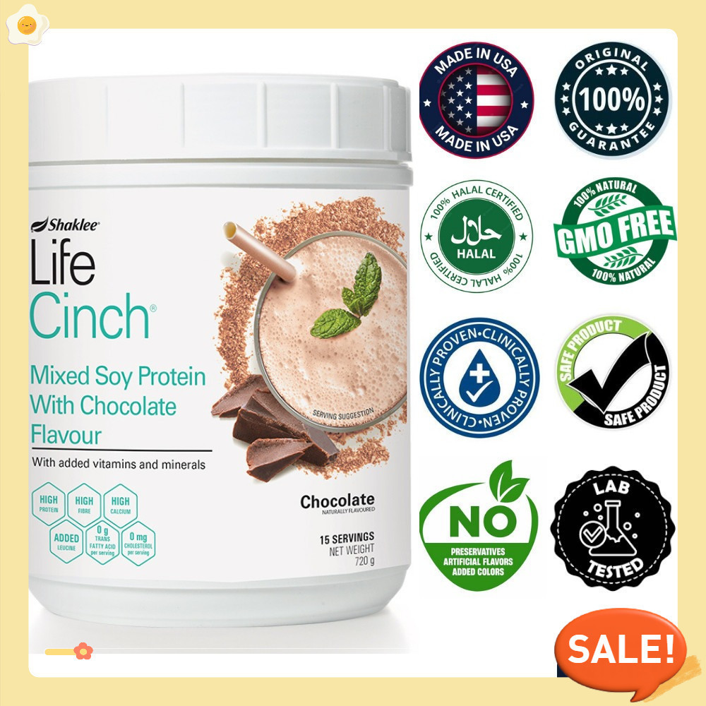 Shaklee Original Life 24g Protein Cinch Mixed Soy Protein Chocolate ...
