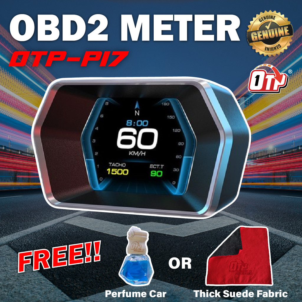 OTP-P17 Car HUD OBD OBD2 Meter Digital Projector head-up Monitor Auto ...