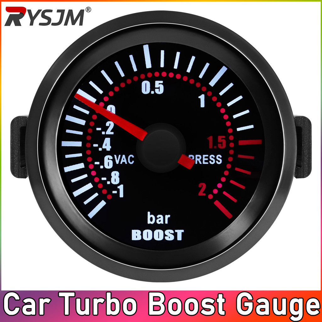 52MM Car Boost Bar Gauge Universal Digital Car Turbo Boost Meter Bar ...