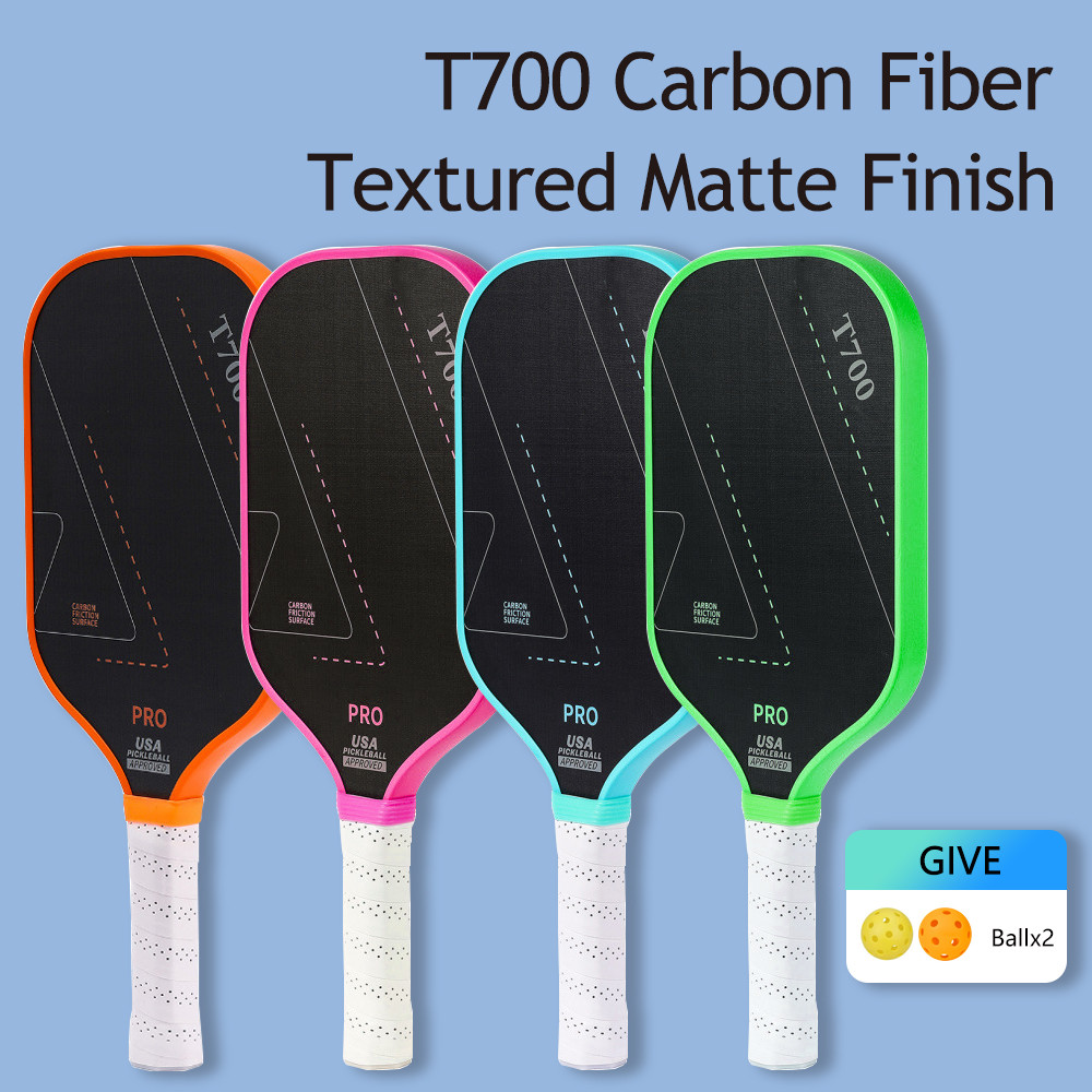Pickleball Paddle T700 16MM Pro Carbon Fiber Pickleball Racket Matte ...