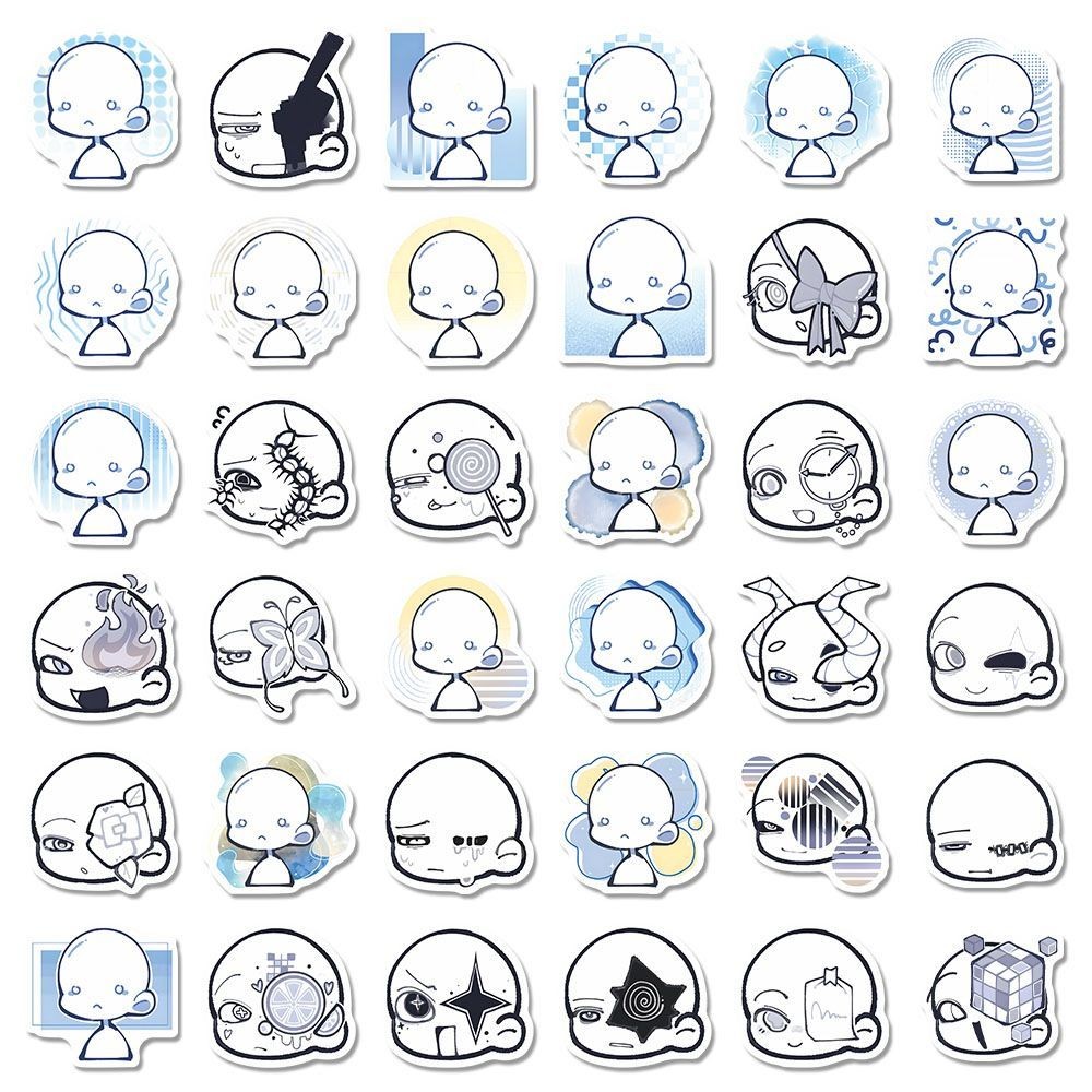 228 Pieces Ready Stock New Style Cute Cartoon Eyes OC Painting Method ...