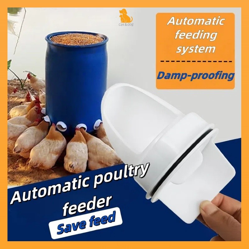 Photo inspiration: Fresh Look at Automatic Gravity Chicken Duck Feeder Kit Rainproof Poultry Feeder For