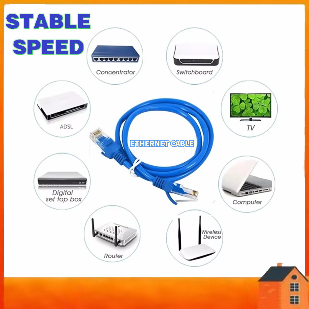 10M/20M/30M/50M Ethernet LAN Cable for Local Area Network, Router ...