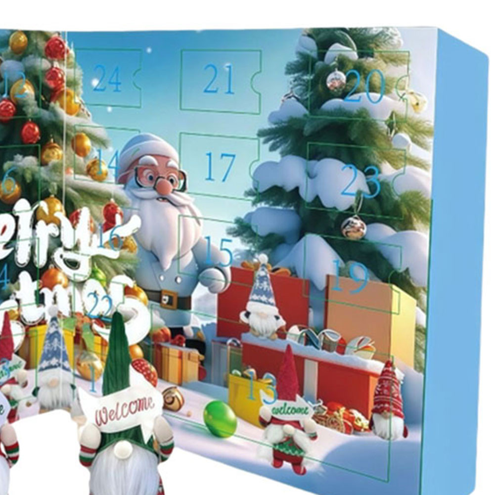 Christmas Gnome Holidays Advent Calendar 2025 24 Days Xmas Countdown ...
