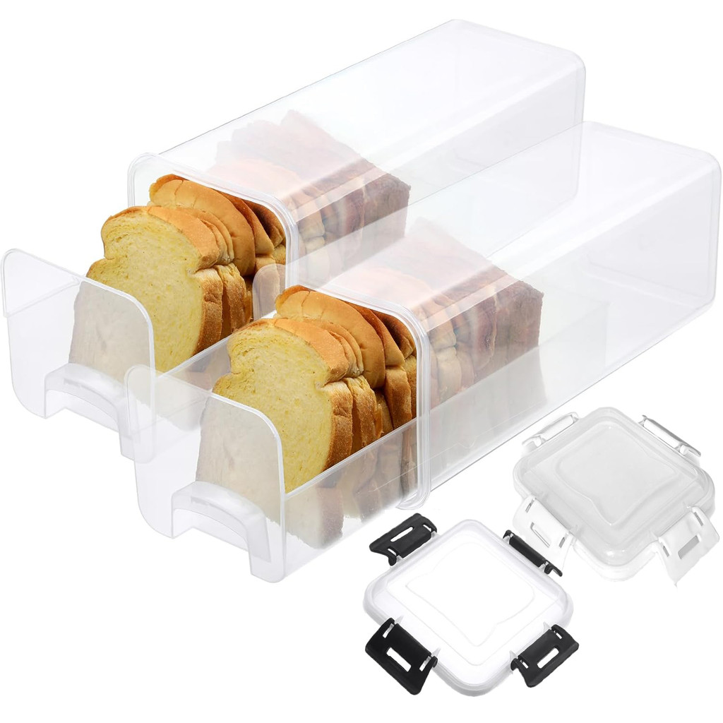 Bread Preservation Box with Airtight Lid & Drawer Fresh Bread Storage ...