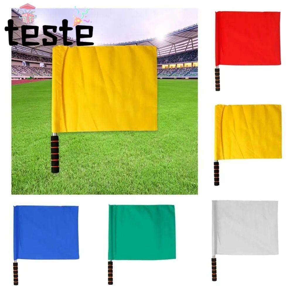 Flag Football Set 2PCS Soccer Referee Flag, JAYO Professional Linesman Barbados