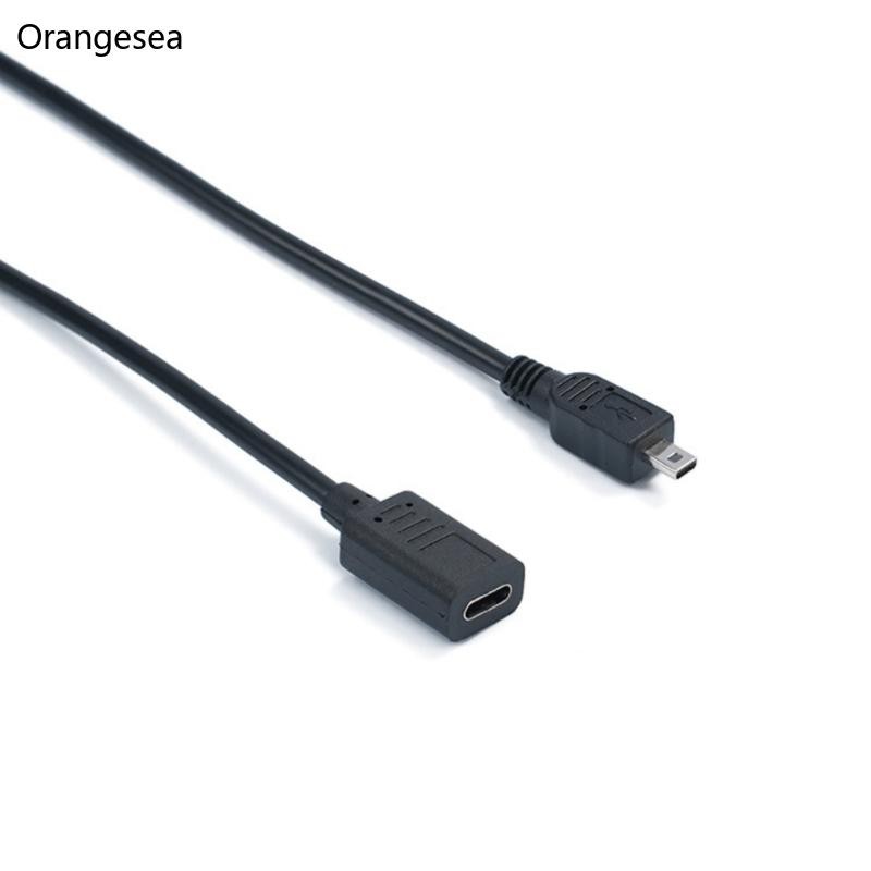 Orangesea Type C to Mini USB 8Pin OTG Cable USB3 1 Female to Mini USB 8 ...