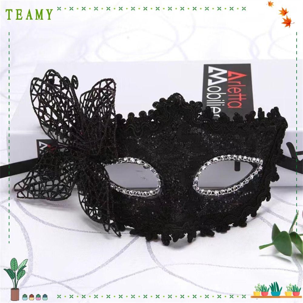 TEAMY Mardi Gras , Fashion Side Butterfly Masquerade , Half Face Party ...