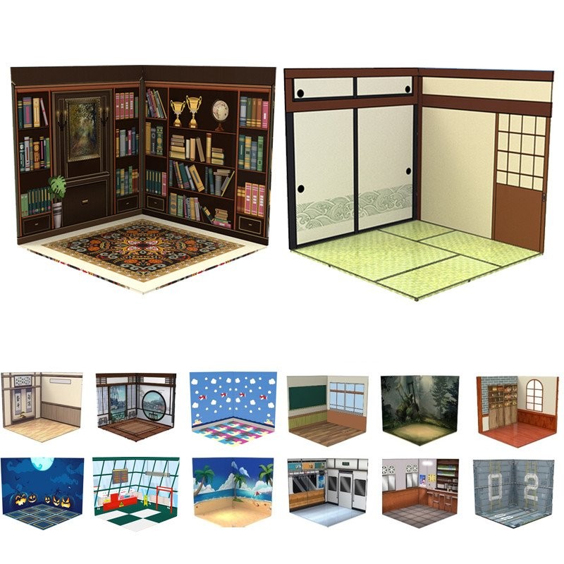Nendoroid Model Figure Bar Japanese Room Background gsc Display Box ...