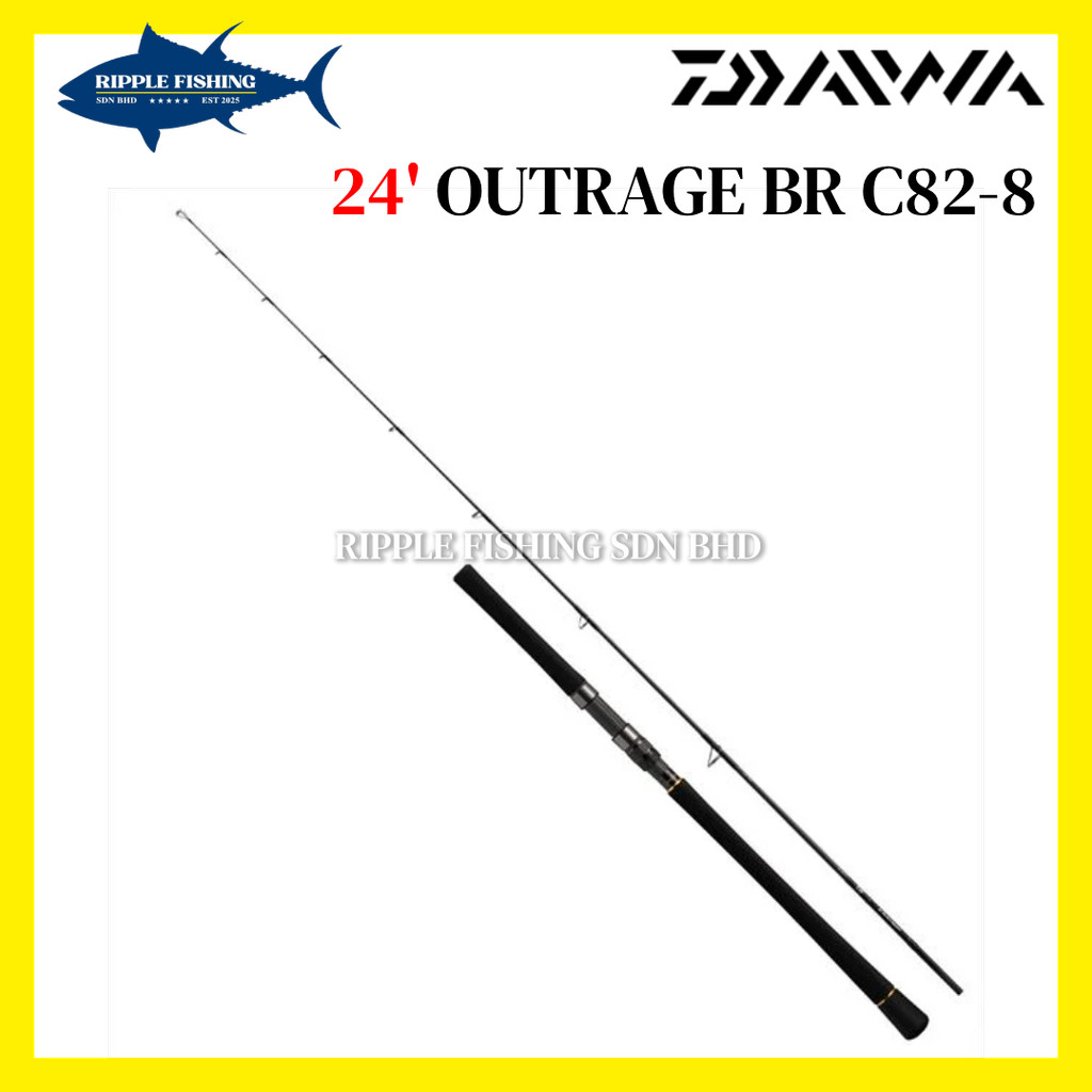 Daiwa Offshore Rod Outrage BR C82-8 (Spinning 2 Piece) | Shopee